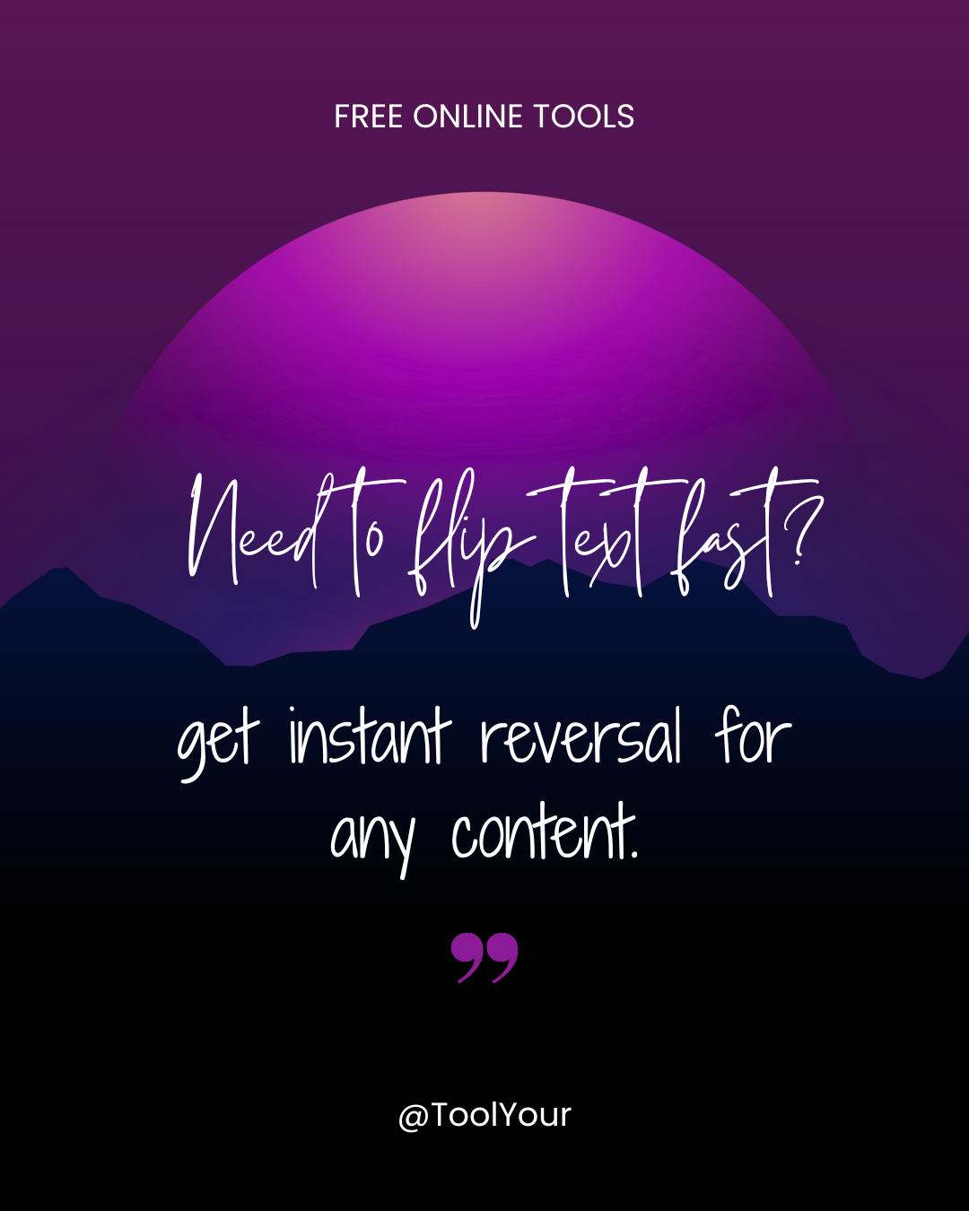 History of Reverse Text Tool